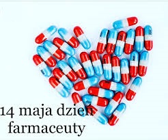 Serce ułożone z tabletek dzień farmaceuty